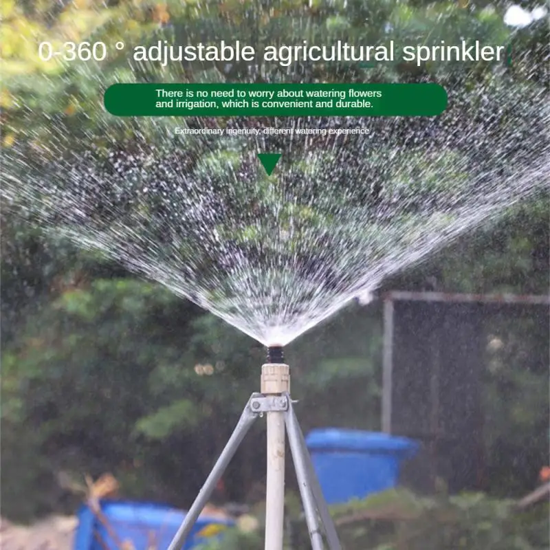 1~6PCS Water Sprinkler With 1/2 Inch Thread Plastic Support 0-360 Degrees Adjustable Farm Garden Lawn Watering Irrigation Nozzle