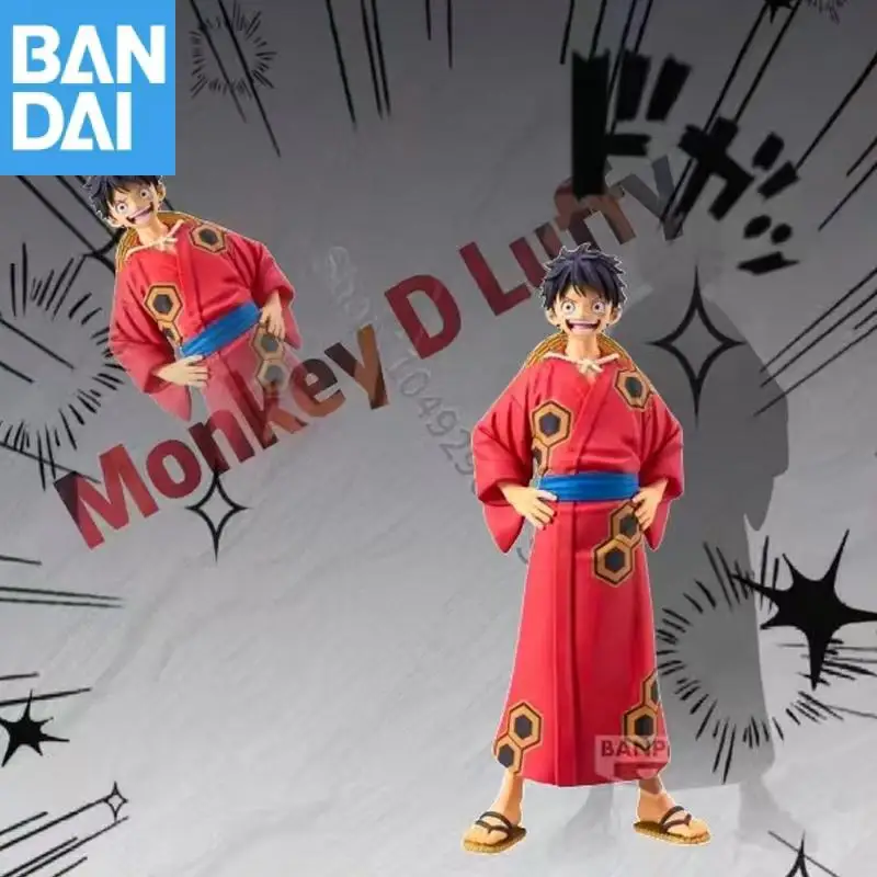 在庫あり 純正 バンダイ ナムコ バンプレスト ワンピース DXF モンキー・D・ルフィ PVC アニメ フィギュア モデル 浴衣Ver. フェスティバルギフト 箱入り玩具