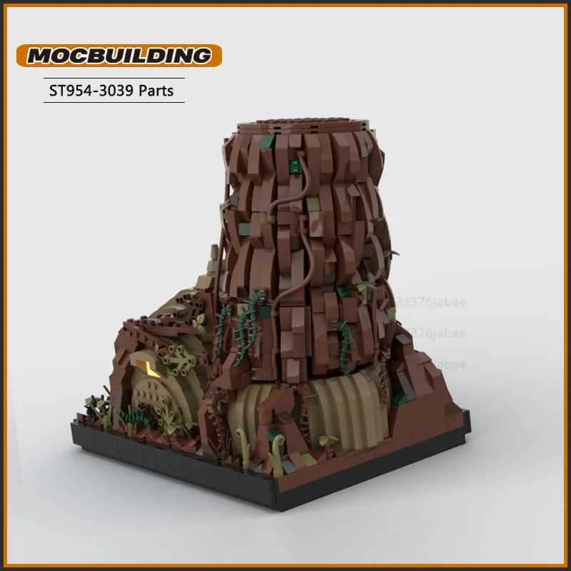 UCS ฉากภาพยนตร์ที่มีชื่อเสียง Master's Hut House Undisturbed MOC Building Blocks คอลเลกชัน DIY ASSEMBLY เทคโนโลยีอิฐของเล่นของขวัญ