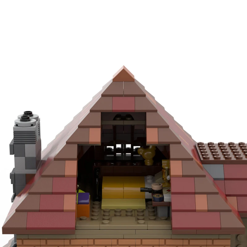 2072 pièces, modèle de construction modulaire personnalisable, maison de vacances méditerranéenne, ingénierie urbaine, jouet créatif de bricolage, cadeaux de vacances