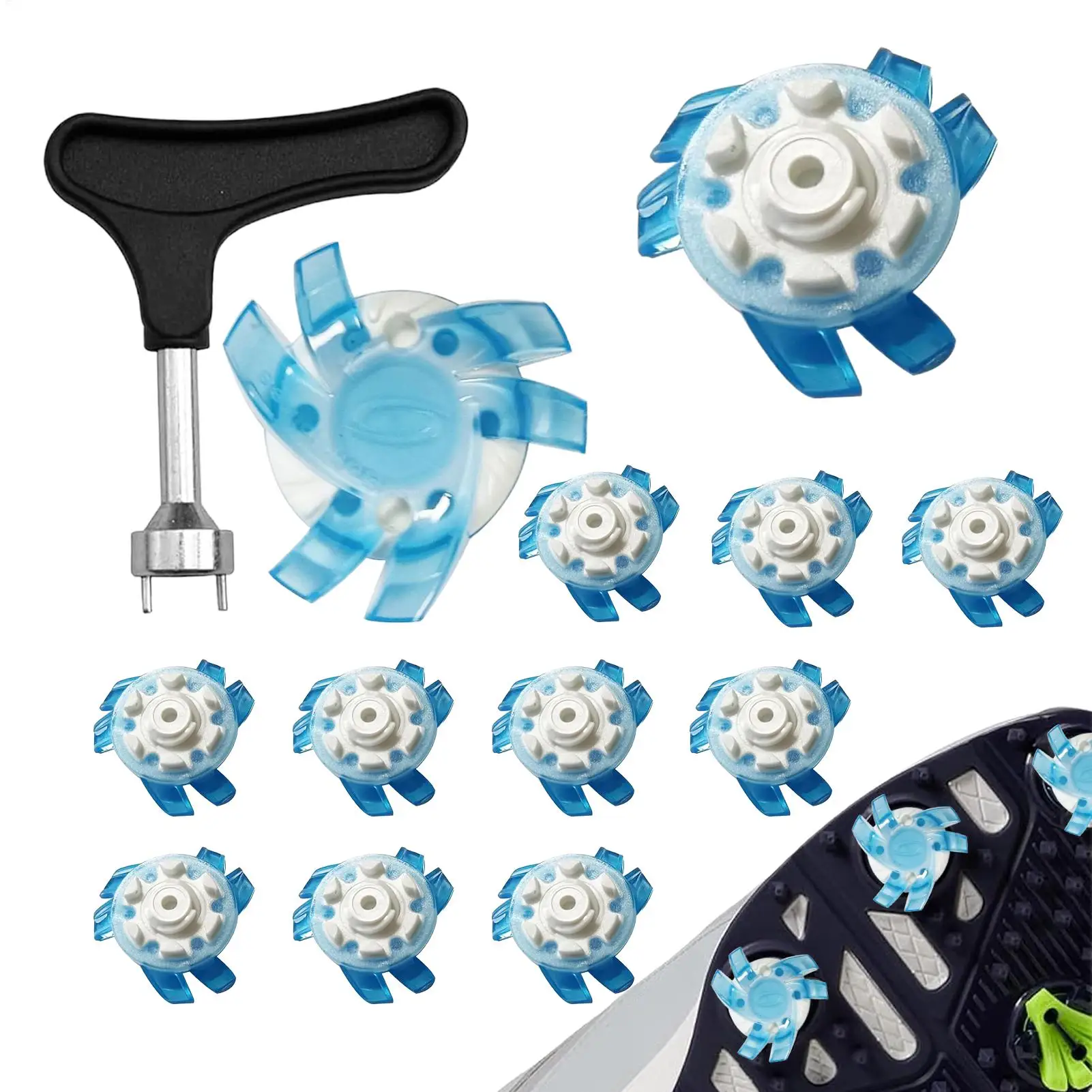 مكافحة زلة حذاء جولف المسامير حذاء جولف المربط ستينغر المسمار استبدال الموضوع المسامير المرابط لأحذية الغولف إكسسوارات أحذية الجولف