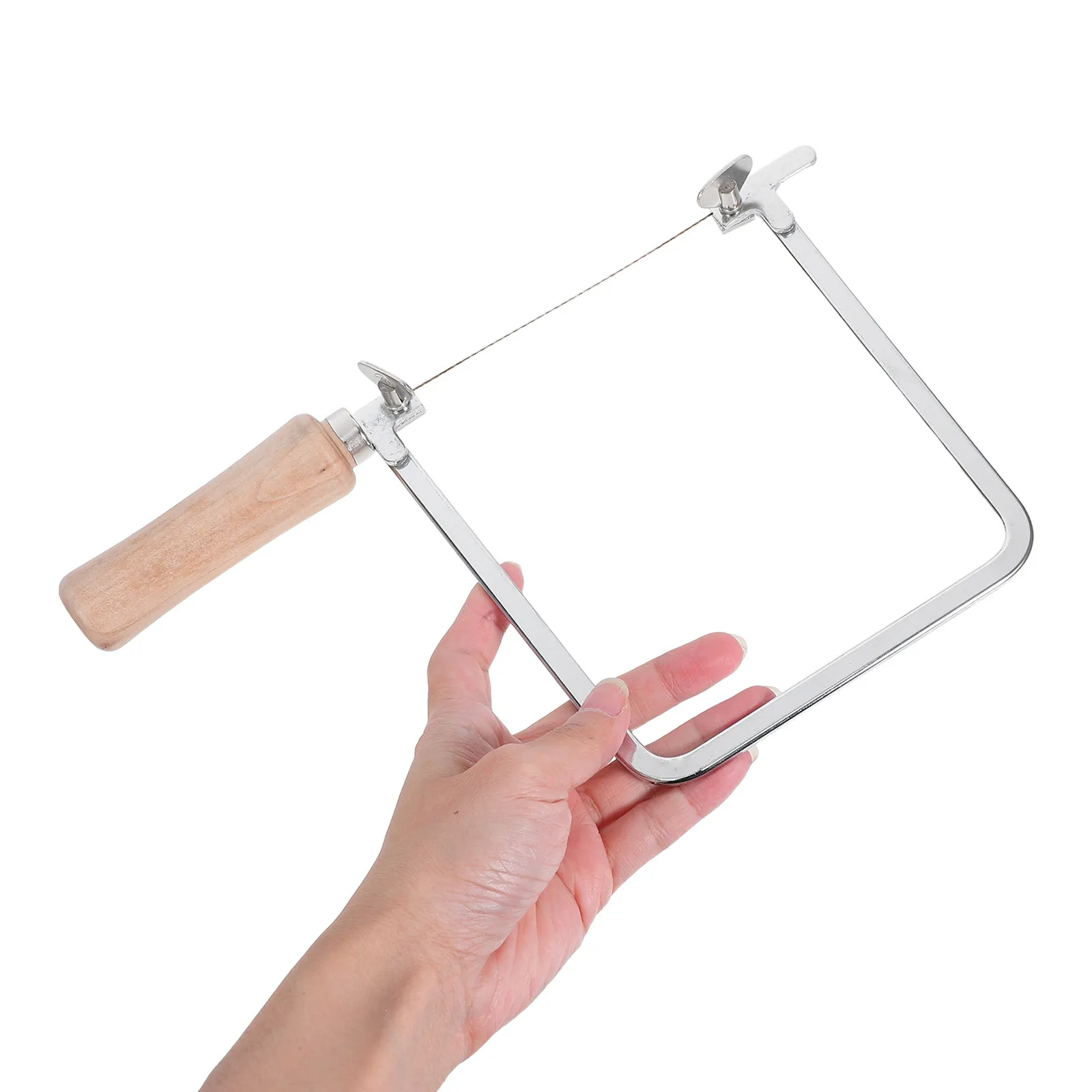 

U-Shaped Hand Saw Woodworking Tool for Precise Wood Metal Plastic Cutting DIY Crafts Small Craft Saw Handheld Wood Sawing Tool