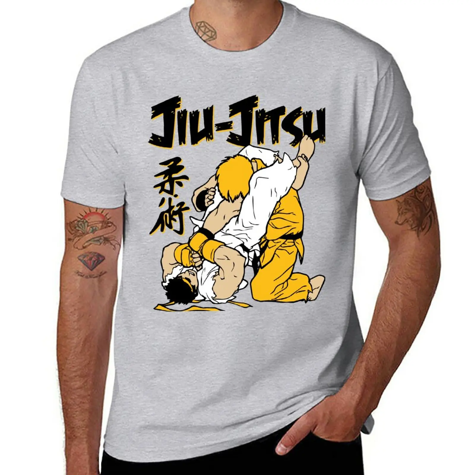 

New Jiu-Jitsu Street (Ryu-Ken) T-Shirt plus size t shirts anime clothes graphic t shirts men workout shirt