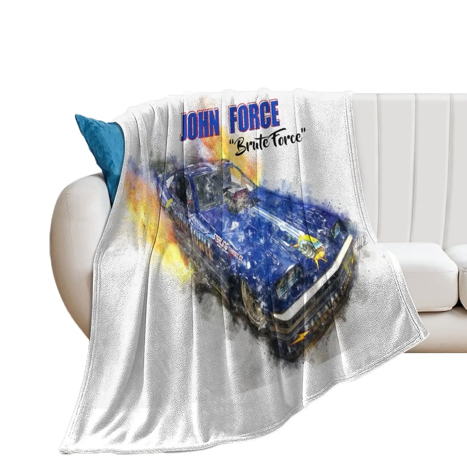 John Force Brute Force Throw Blanket Retros Luxury Brand Sofas Decorative Sofa Blankets