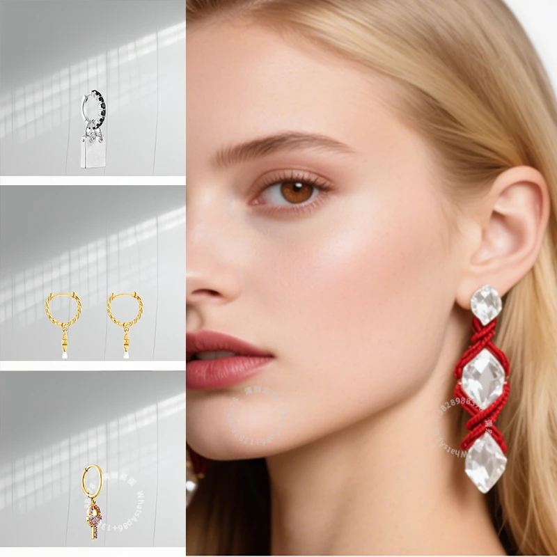 

The Latest S925 High-quality Exquisite Earrings in 2025, with A Variety of Styles To Choose From, A Must-have for Fashionistas