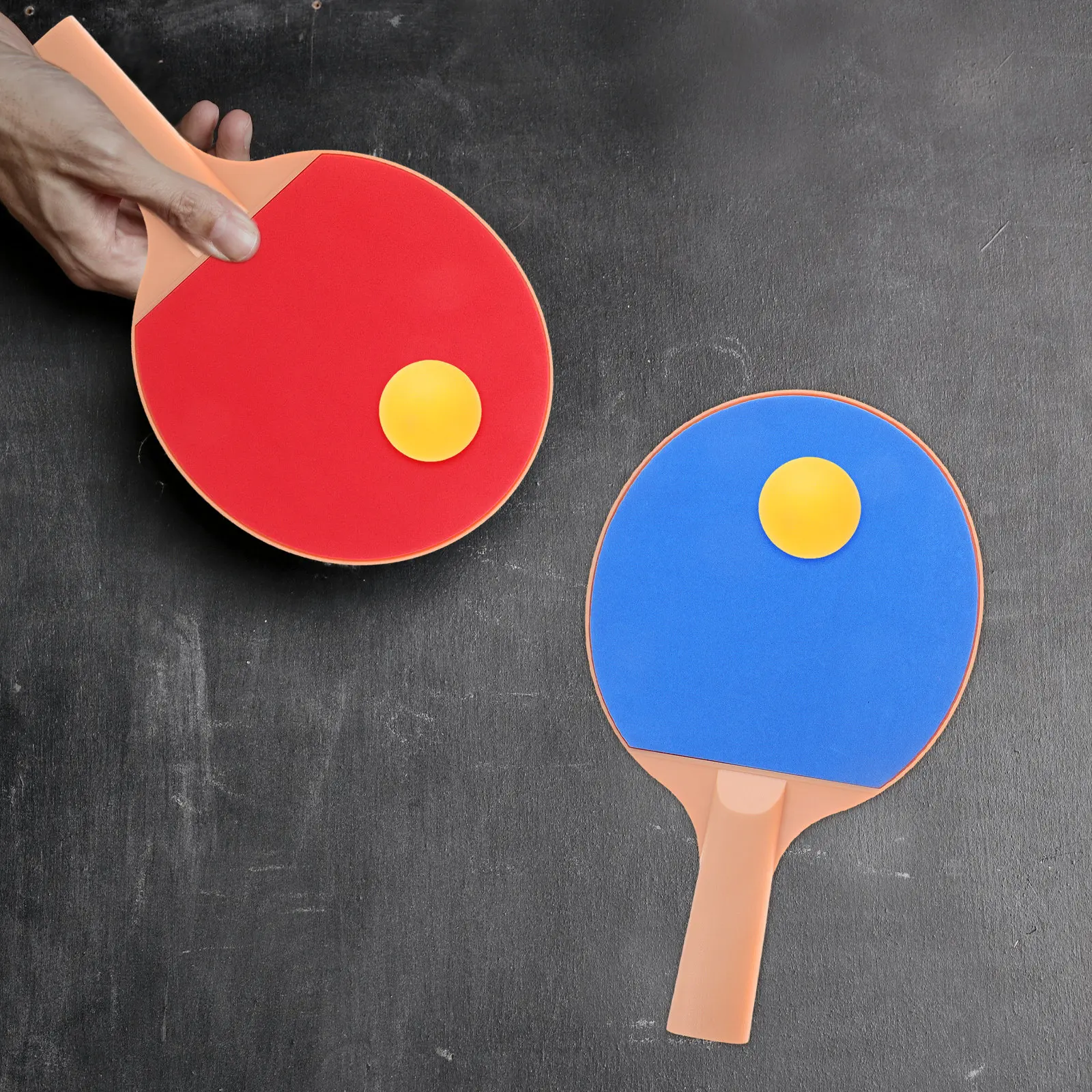 

Набор для настольного тенниса: 1 комплект пластиковых эластичных ракеток с мячами для пинг-понга, спортивное оборудование для соревнований на открытом воздухе