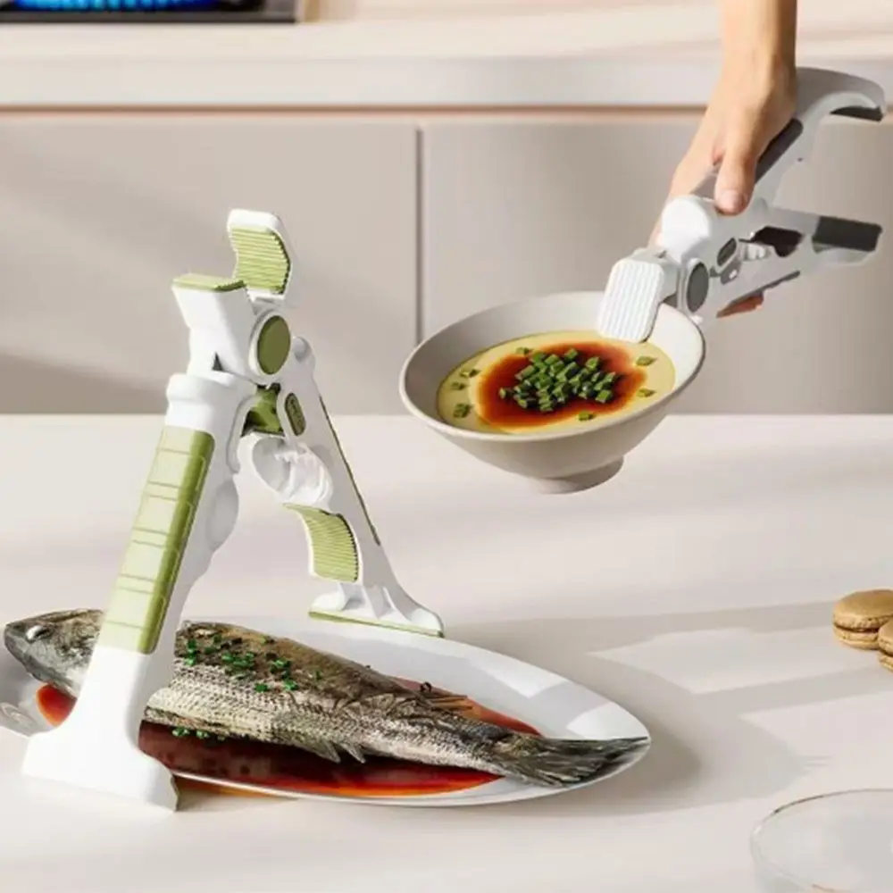 

Non-Slip Anti Scalding Clip Multifunctional Heat-Resistant Hot Bowl Gripper 4 in1 Clamp Gripper Design Anti-hot Bowl Plate Clips