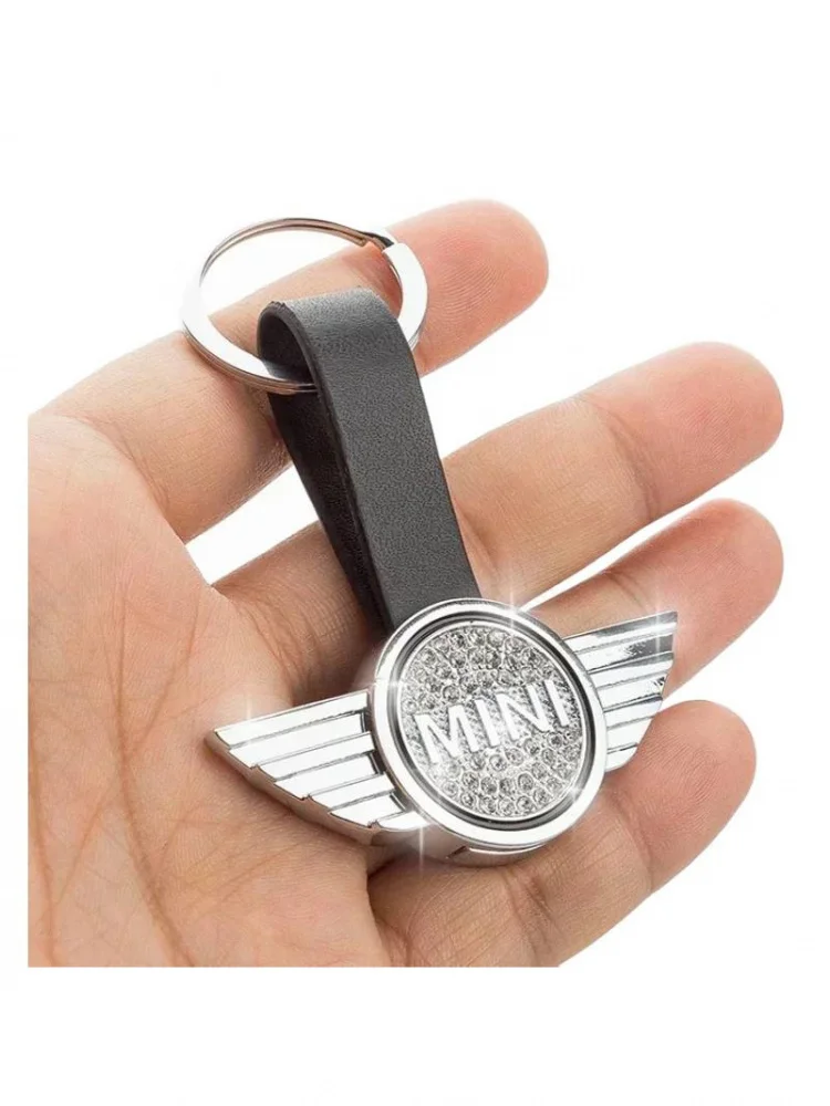 Porte-clés en alliage de diamant pour Mini Cooper JCW R50 R52 R53 R56 R57 R58 R60 MINI CLUBMAN COUNTRYMAN Accessoires