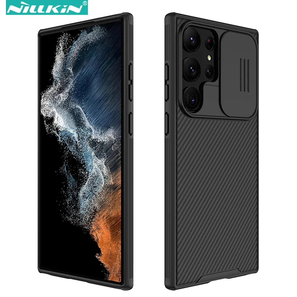 

Nillkin Case for Samsung Galaxy S23 Ultra Premium Upgraded Shockproof Phone Cases with Slide Camera Cover Compatible with Sams
