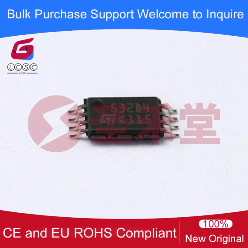 10Pcs/Pack M95320-DWDW4TP/K Automotive 32-Kbit Serial SPI Bus EEPROMs with High-speed Clock TSSOP-8 Memory IC Chip Code 532D4