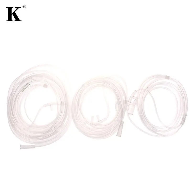 Double Nasal Oxygen Tube 1.5/1.8/3/4/5M Disposable Nasal Oxygen Tube Independent Packing Medical Care Machine Breathing Cannula