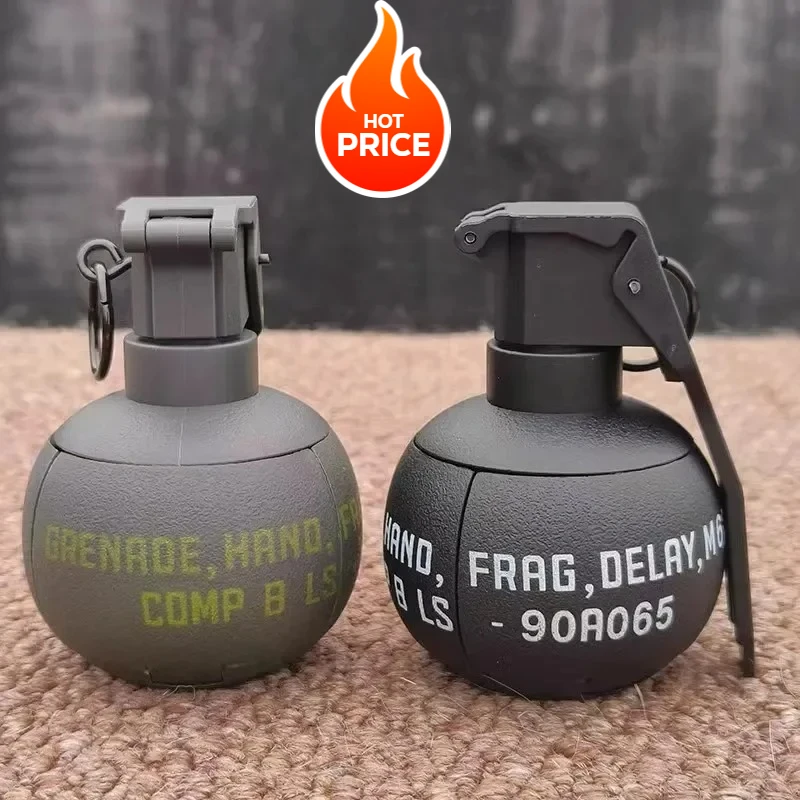 M67 قنبلة يدوية انفجار قنبلة يدوية لعبة الدخان 1/3 قطعة ، نموذج قنبلة يدوية من النايلون ، لتصوير كرات الطلاء الادسنس. رقم واحد #1