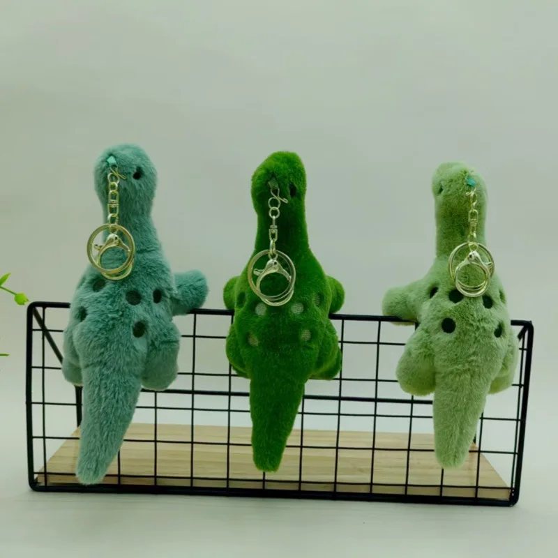 Neue Nette Grüne Dinosaurier Anhänger Plüsch Puppe Spielzeug Cartoon Tier Dinosaurier Plüsch Puppe Schul Hängen Dekor Kinder Geschenk