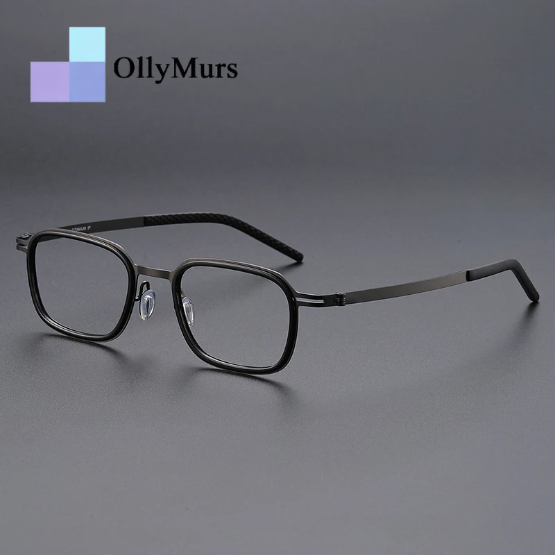 

Очки для чтения OLLYMURS из титана, мужские, легкие, с диоптриями, фотохромные, для коррекции близорукости, с защитой от синего света, прогрессивные