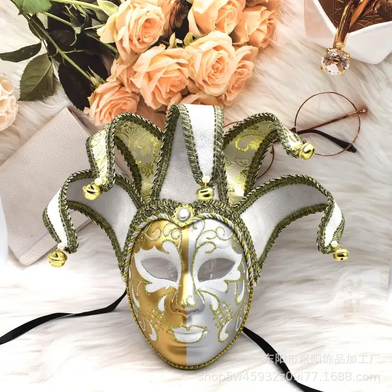 Maskerade Masker In Venetiaanse Stijl Versierd Met Feestartikelen Voor Kerst Halloween Carnaval Festival