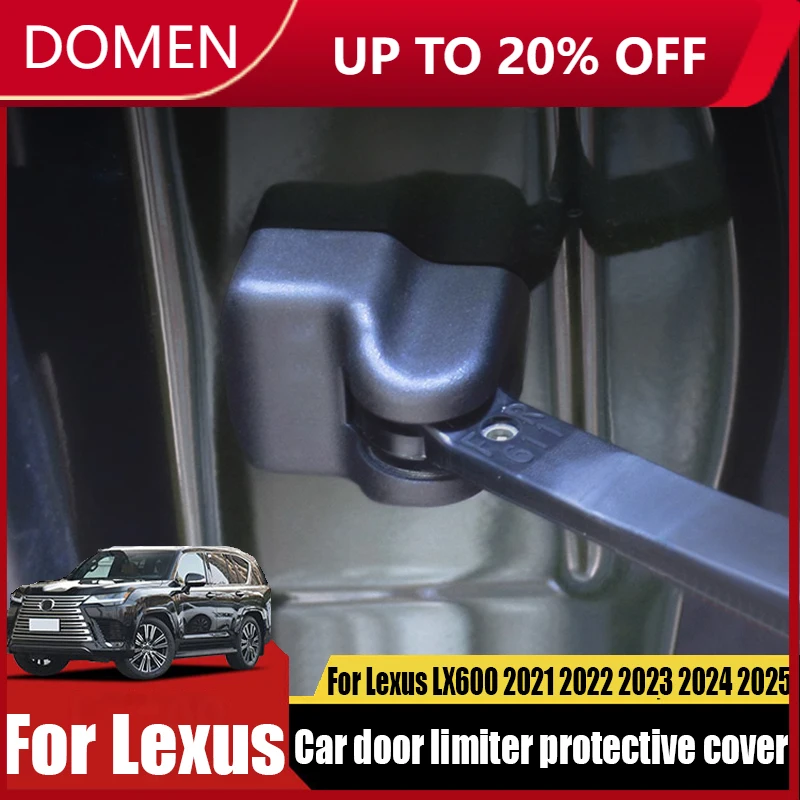 

Для Lexus LX600 2021 2022 2023 2024 2025 ABS ограничитель двери автомобиля защитная крышка модификация аксессуары для салона автомобиля водонепроницаемый
