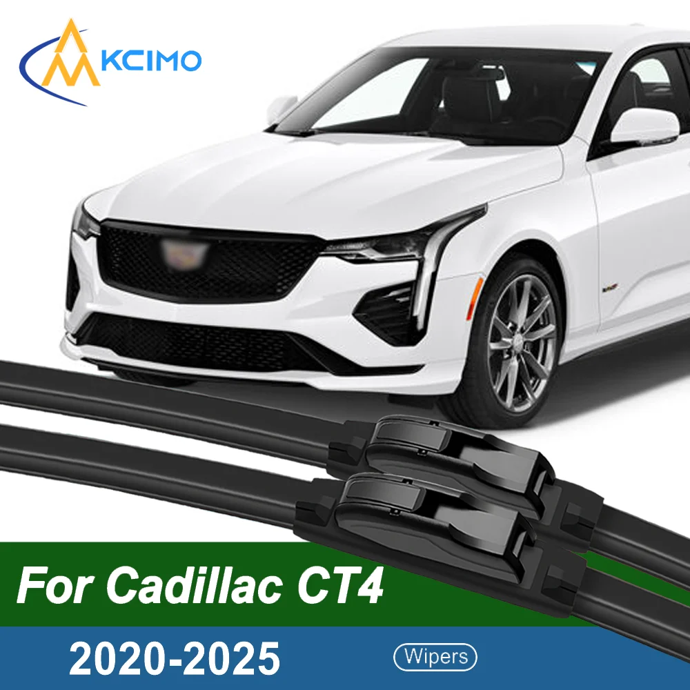 

Premium Silent Car Wiper Blades For Cadillac CT4 2020-2025-All-Season Frostproof Heat-Resistant HD Cleaning for Sedan SUV Truck