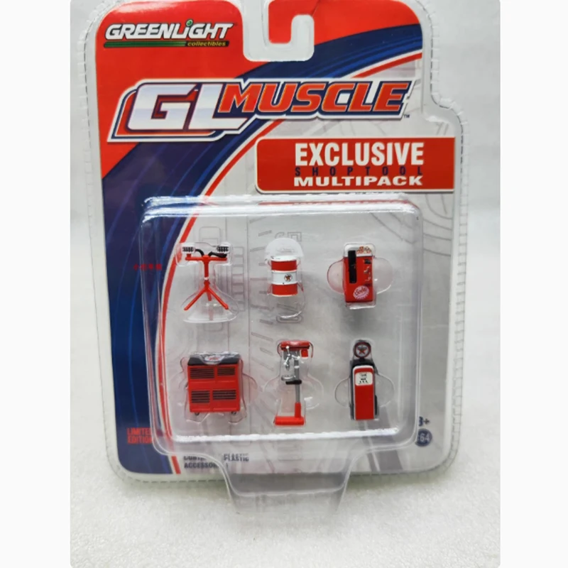 

Greenlight литой под давлением масштаб 1:64 GL Muscle Shop инструменты модель из сплава статическая коллекция украшенные праздничные подарки игрушки