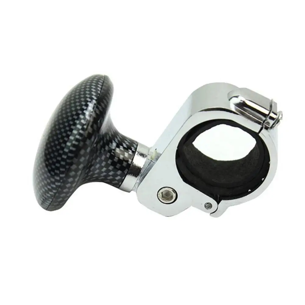 

Knob Booster Ball Carbon Fiber Stylish Car Steering Wheel Auxiliary Control Booster