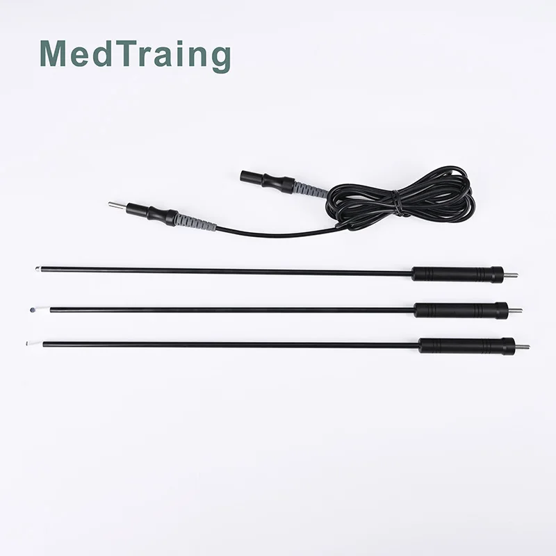 

Medical Use Laparoscopic Instruments Laparoscopy Monoplar Hook Electrode Ballpoint Spatula with Cable for Surgery also teching