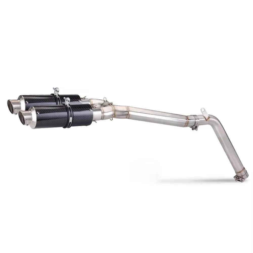 Motorcycle full exhaust system