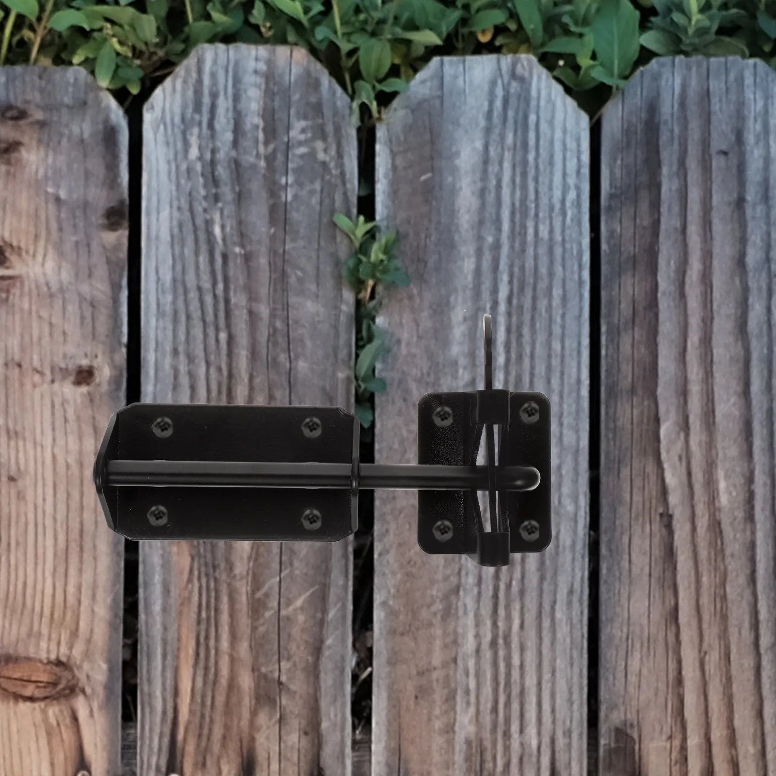 

Комплект усиленных стальных замков для ворот, устойчивых к ржавчине, для деревянных и металлических распашных ворот, с автоматической гравитационной блокировкой