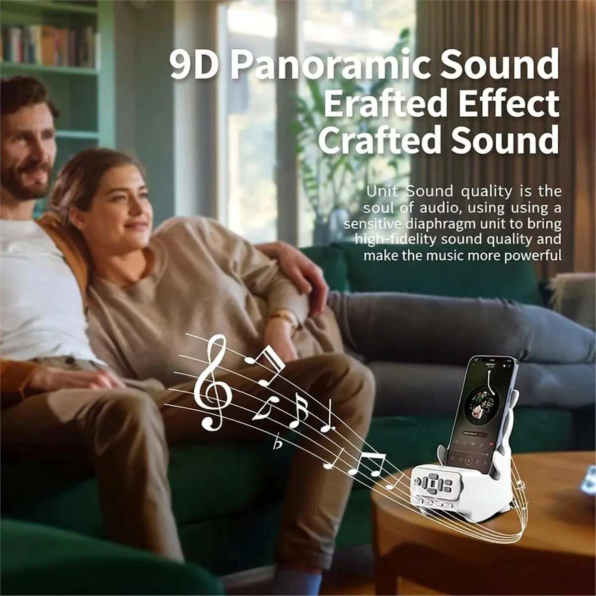 High Performance New Wireless Bluetooth Speaker Phone Stand Remote Controller Browsing Video Photo Taking Page Turning
