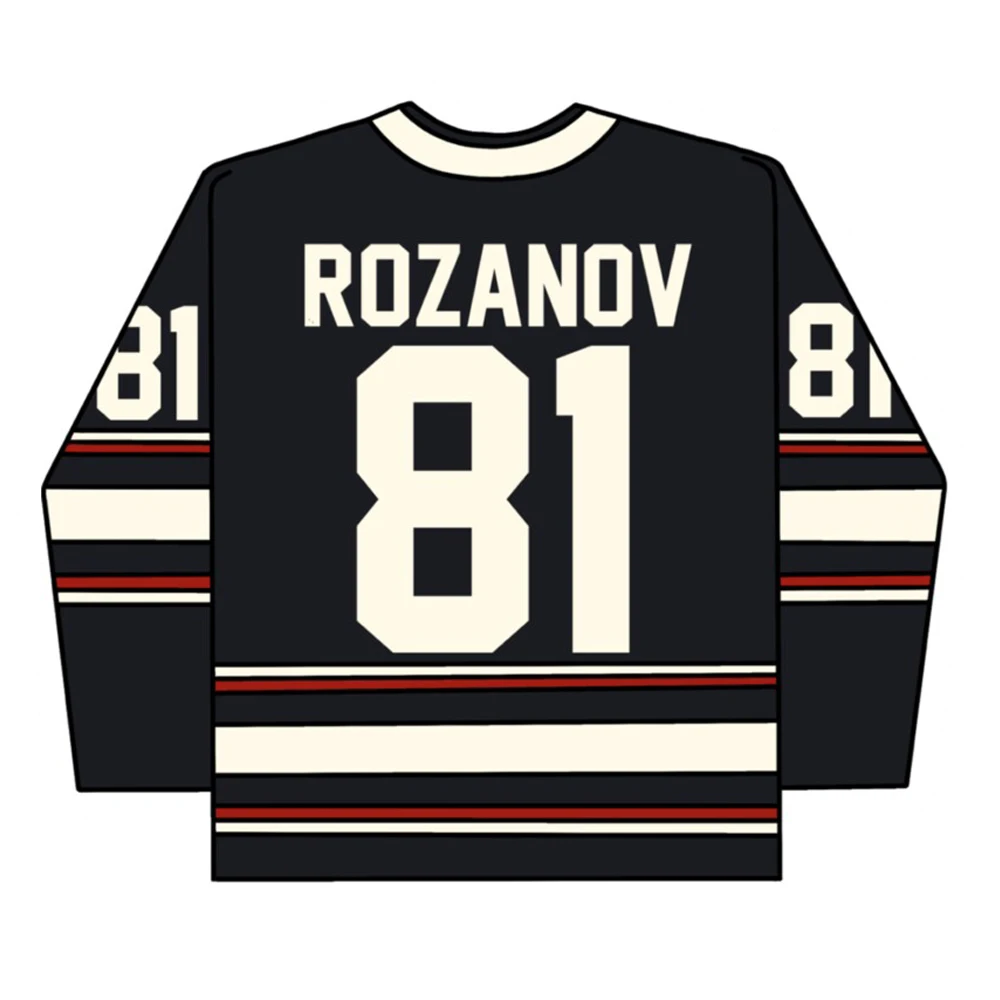 Llya Rozanov 81 Bos Raiders Crewneck بلوزات ساخنة منافس التلفزيون الجرافيك ثلاثية الأبعاد الطباعة البلوز الشتاء الذكور طويلة الأكمام سوداديرا #4