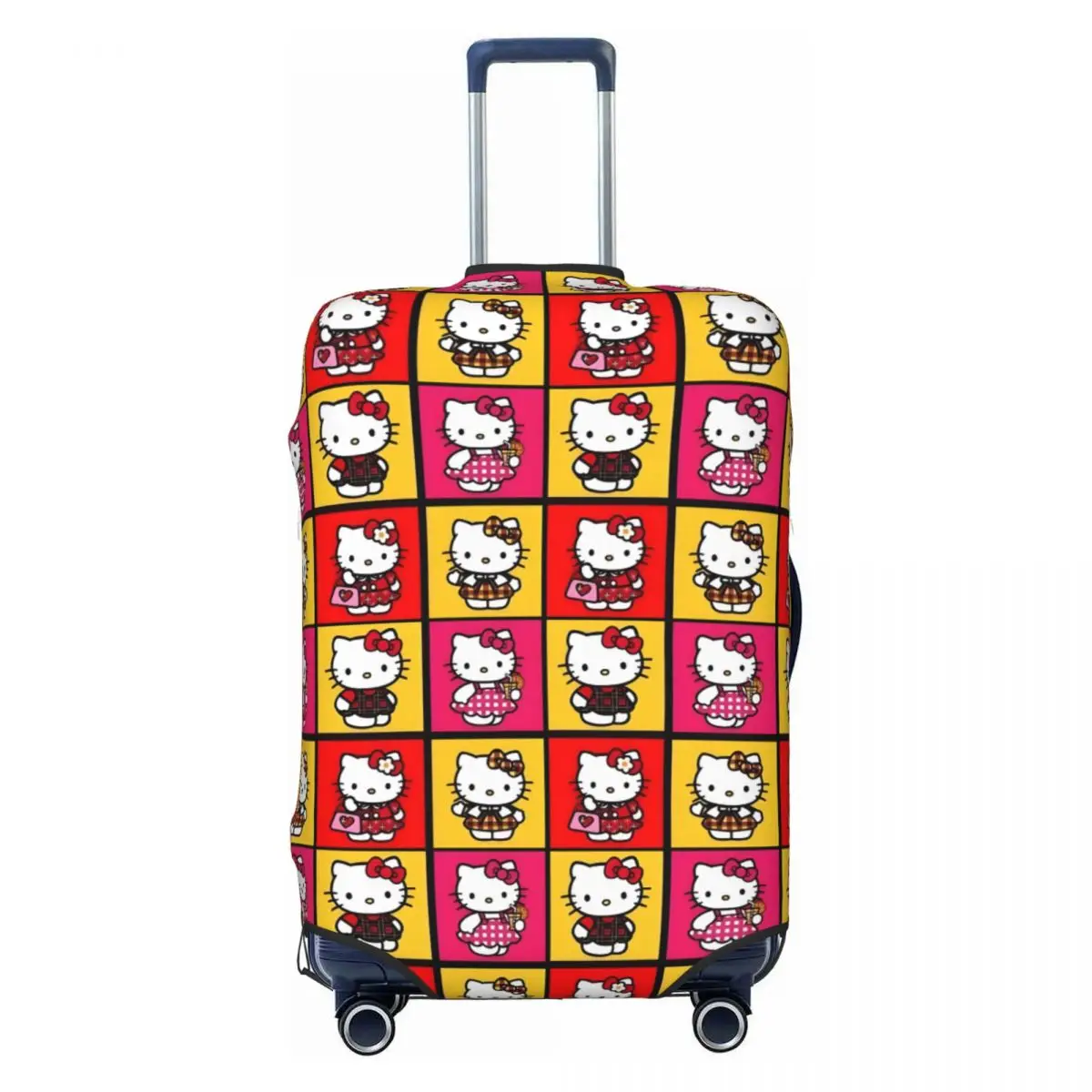 

Custom Sanrio Cat Hello Kitty Luggage Cover Cute Suitcase Protector Covers Suit For 18-32 inch