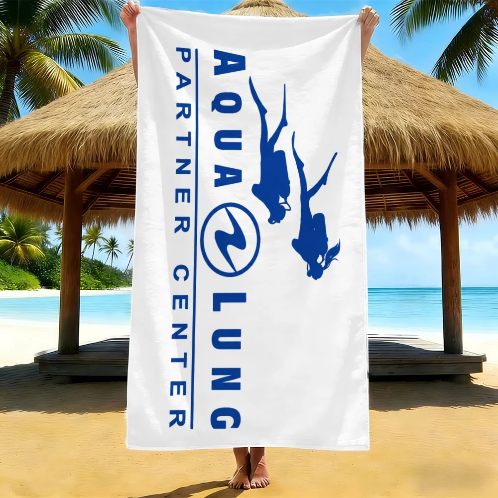 Large Aqua Beach Towel 80x160cm Tropical Swim Blanket Resort Pool Mat Summer Vacation Beach Day Outdoor Gift Mat