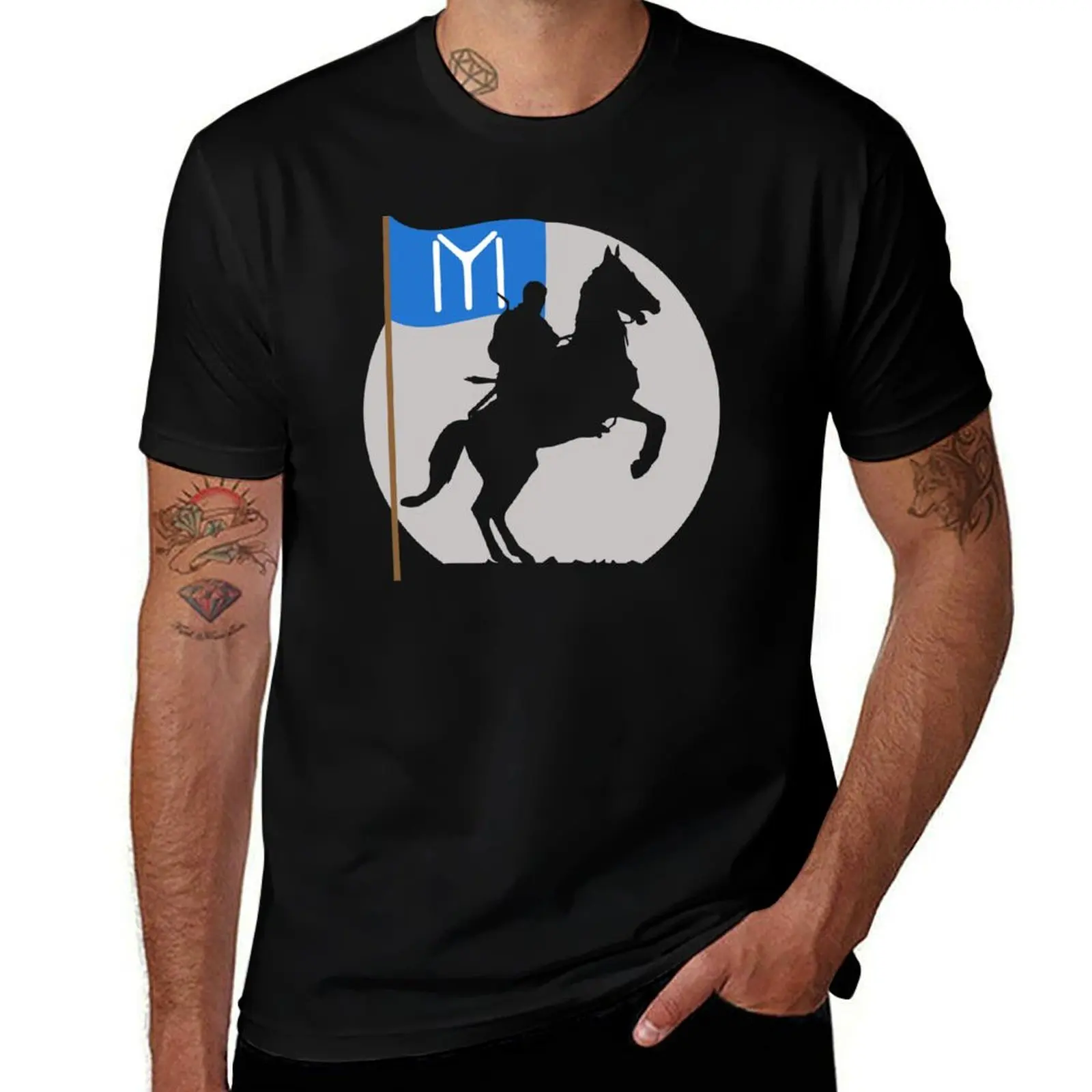 Ertugrul Bey Kayi Boyu IYI Flag Turkish Leader T-Shirt Light Athletic Short Sleeve Tee Shirt T-Shirt