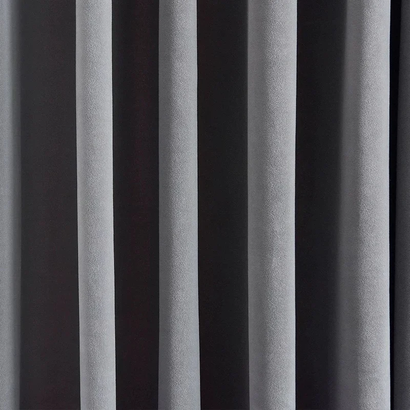 

Бархатная ткань для штор в спальню и гостиную, светонепроницаемая, ретро-бархат, простая, от пола до потолка, TM0179