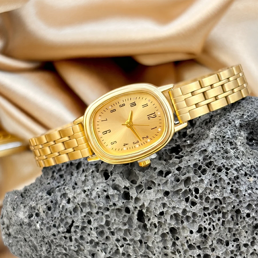 여성용 미니멀리스트 시계: 골드 콩 모양 다이얼 슬림 - Minimalist Thin Watch 리뷰 및 가격
