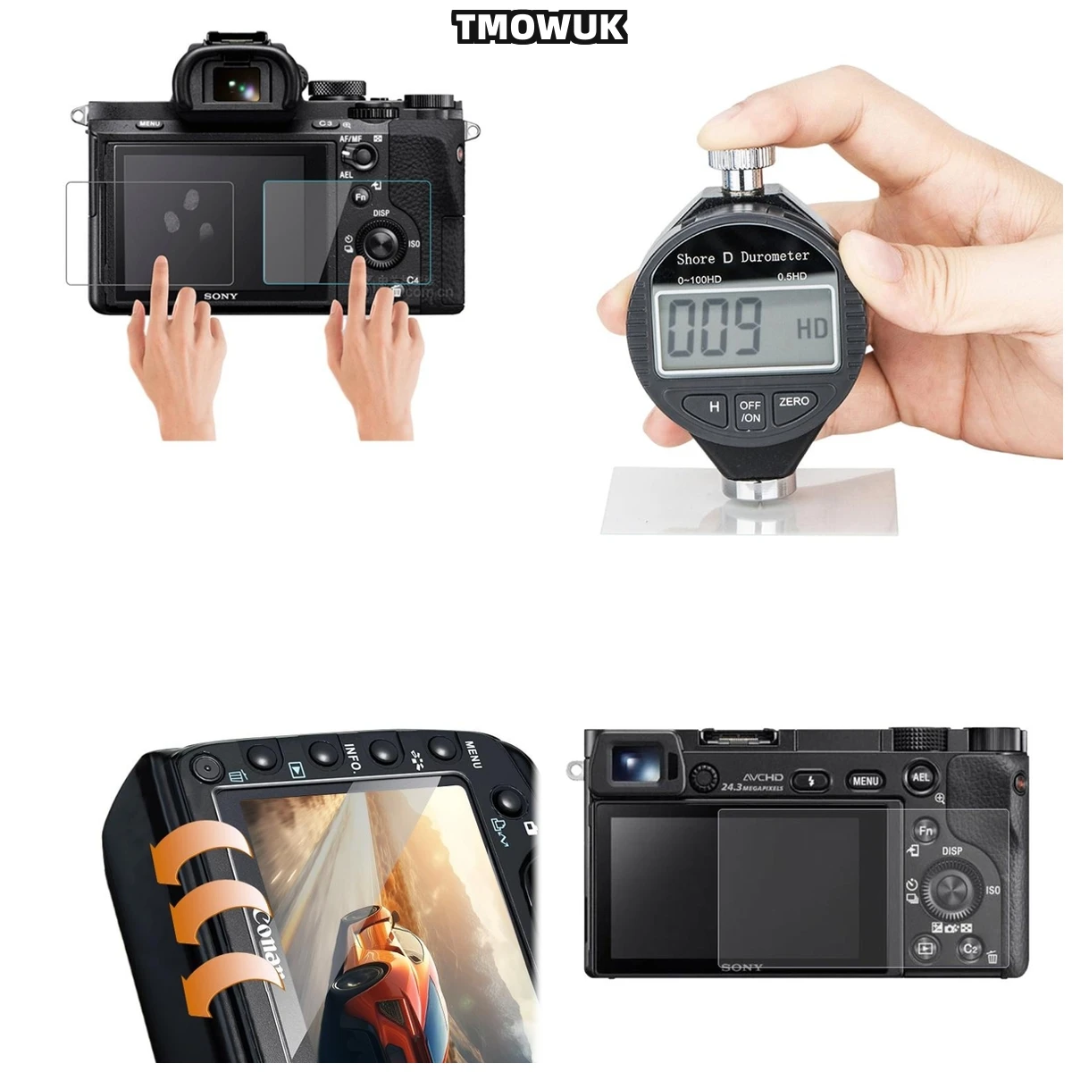 

For Canon G7X3 850D M200 9H Hardness HD Clear Tempered Glass Film Anti-Scratch Camera Screen Guard