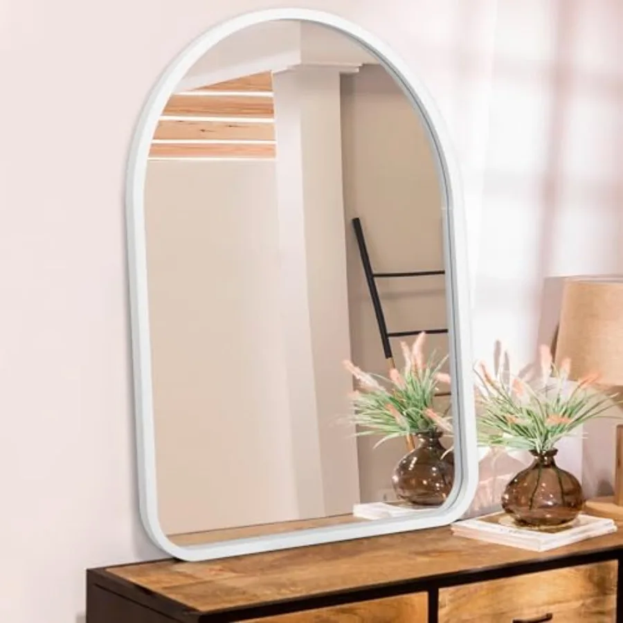 

Arched Mirror for Bathroom Vanity Mirror or Wall Decor Arch Mirror Wood Frame Wall Mounted Mirror for Bathroom LivingRoom Bedro