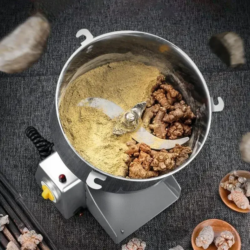 

4500G Powder Grinder Grain Crusher Spice Grinder Large Commercial High Capacity Stainless Steel Pure Copper Motor Grinder