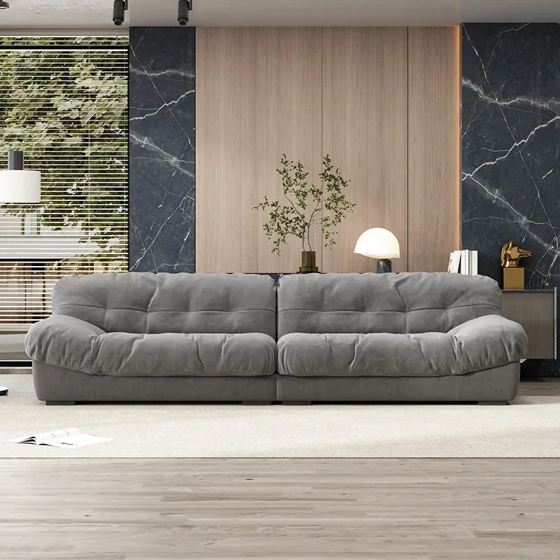 

Nordic 3 Seater Sofa Modern Puffs Lazy Lounge Design Floor Velvet Couch Sectional Outdoor Pouf Muebles Hogar Home Furniture