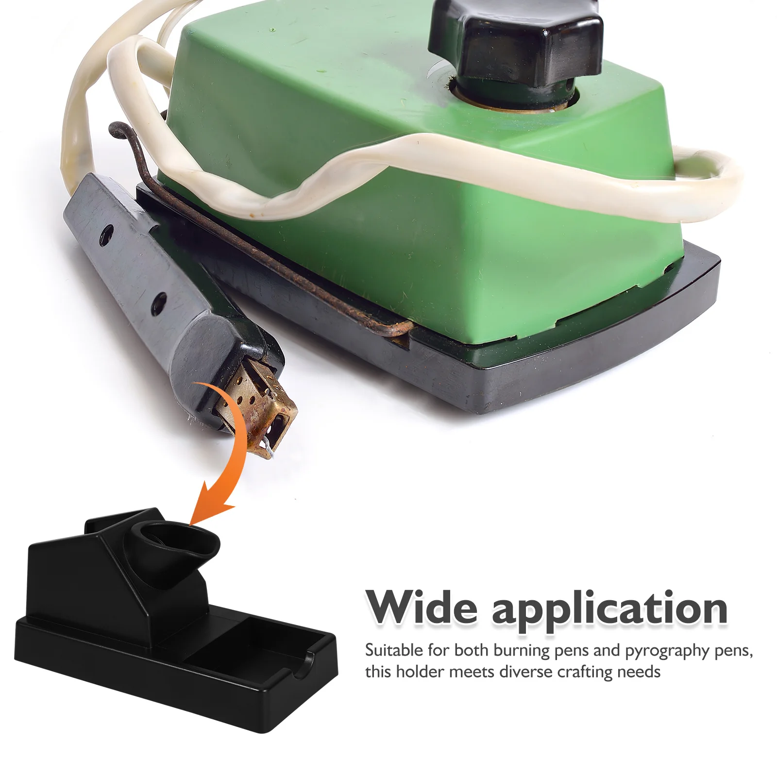 Pyrography Tool Holder Stand For Wood Burning Pens Durable Abs Soldering Iron Rest Rack Craft Station Pyrography Wood Burning