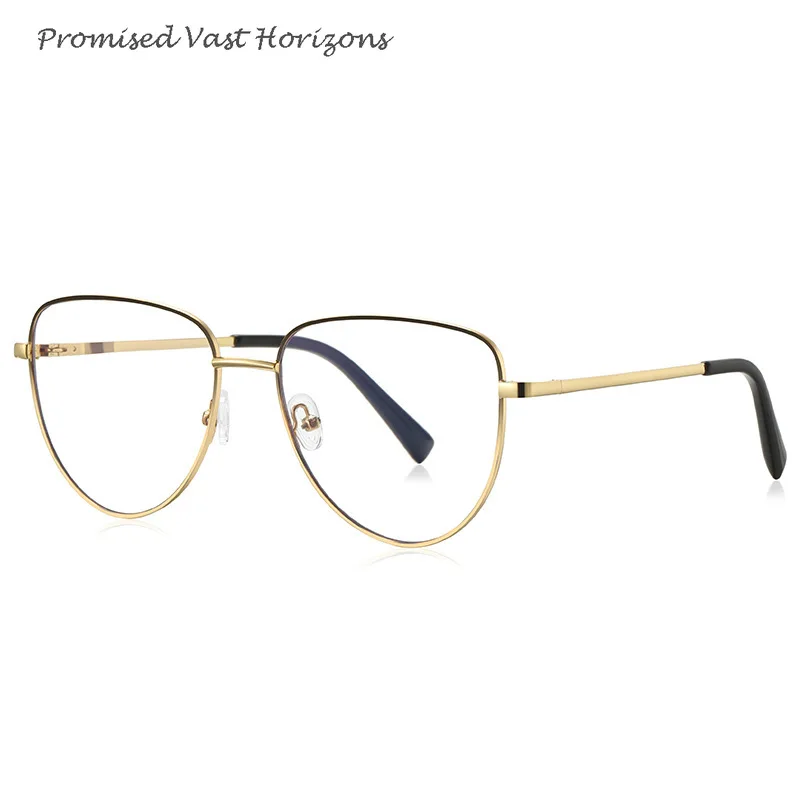 Vernice al forno in metallo Viola Progressivo Colore vivido Occhiali anti luce blu Montatura Occhiali ottici europei americani di vendita calda