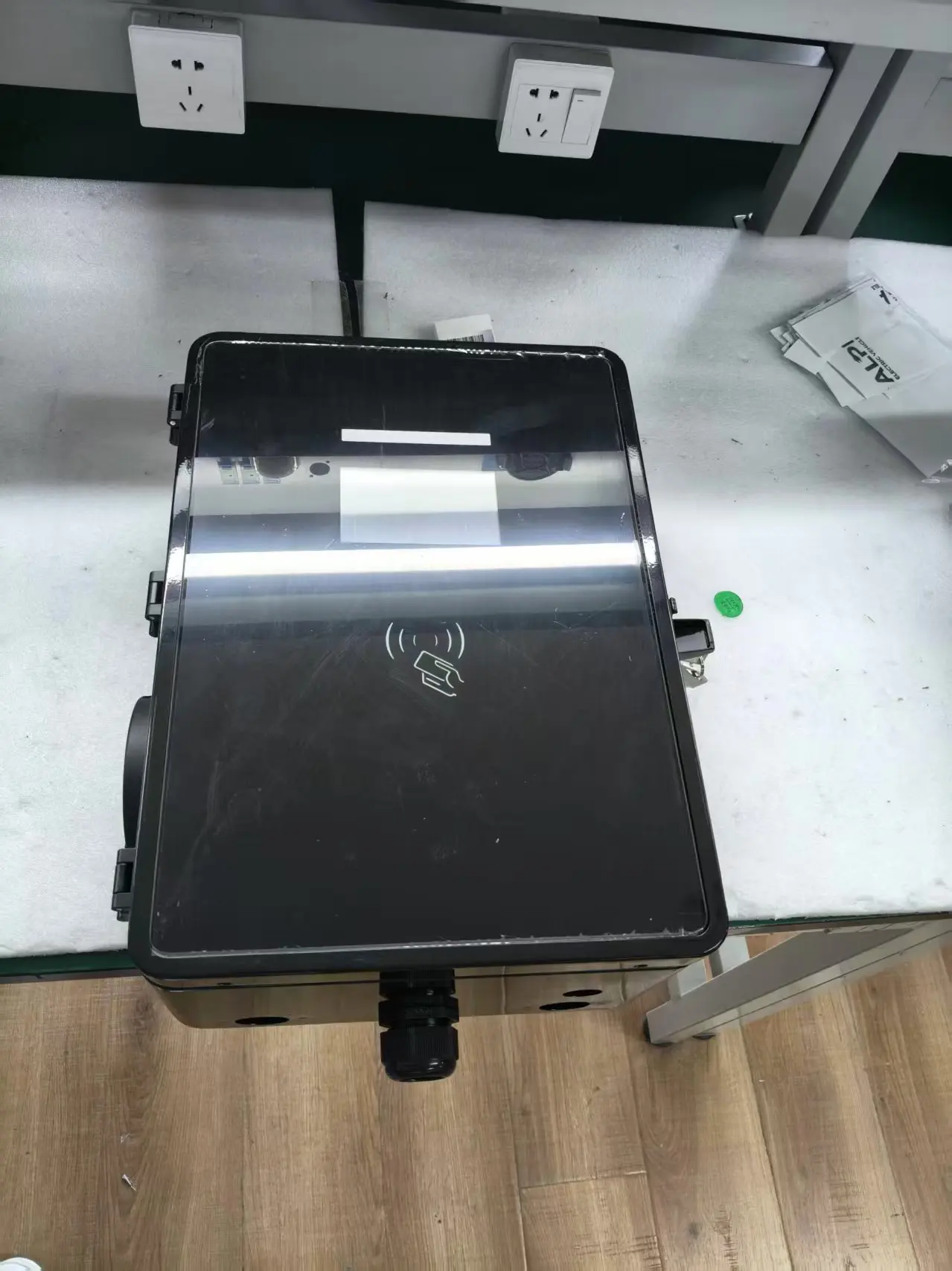 TARY AC 14KW 22KW 44Kw Station Type2 Dual Socket Fast Double Outlet EV Charger For Electric Car 7KW+7KW /11KW+11KW /22KW+22KW