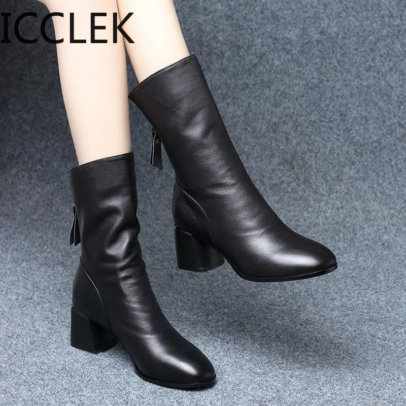 Pointed Toe Western Cowgirl buty Chelsea botki buty damskie kozaki kowbojki damskie buty Botas Mujer