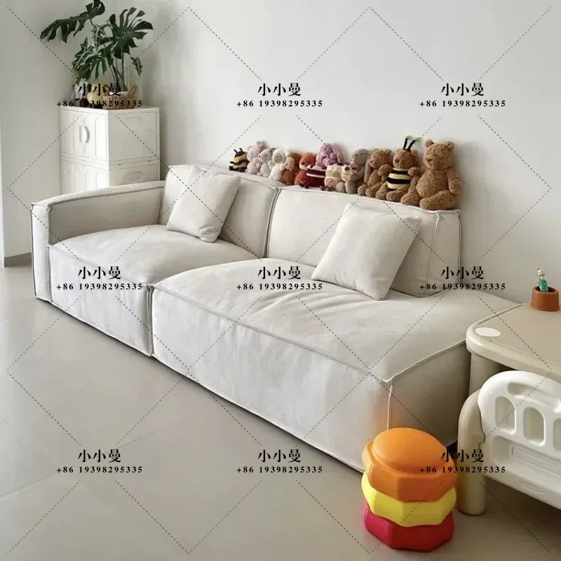 Cream-style Winnie Fabric Washing Fabric Living Room French Sofa