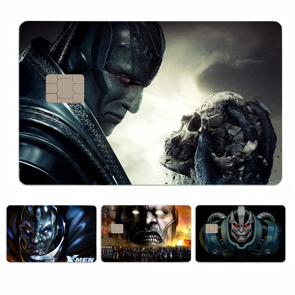 Marvel The Punisher Diy Credit Debit Card Sticker Party Sticker Decoration Waterproof Small Chip Card Skin Sticker