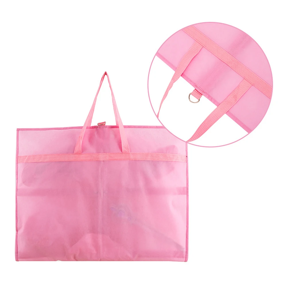 Transparent Dance Costume Garment Bag Plastic Dance Garment Cover with Zippered Pockets Clothes Protectors for Hanging Clothes