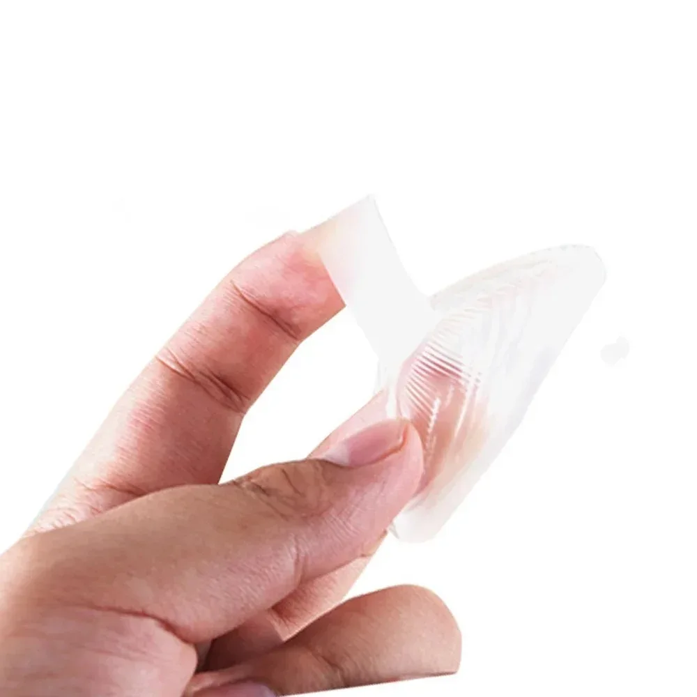 Draagbare siliconen poederdons transparant geen poeder eetpoeder cosmetische bladerdeeg Jelly Puff make-up tool