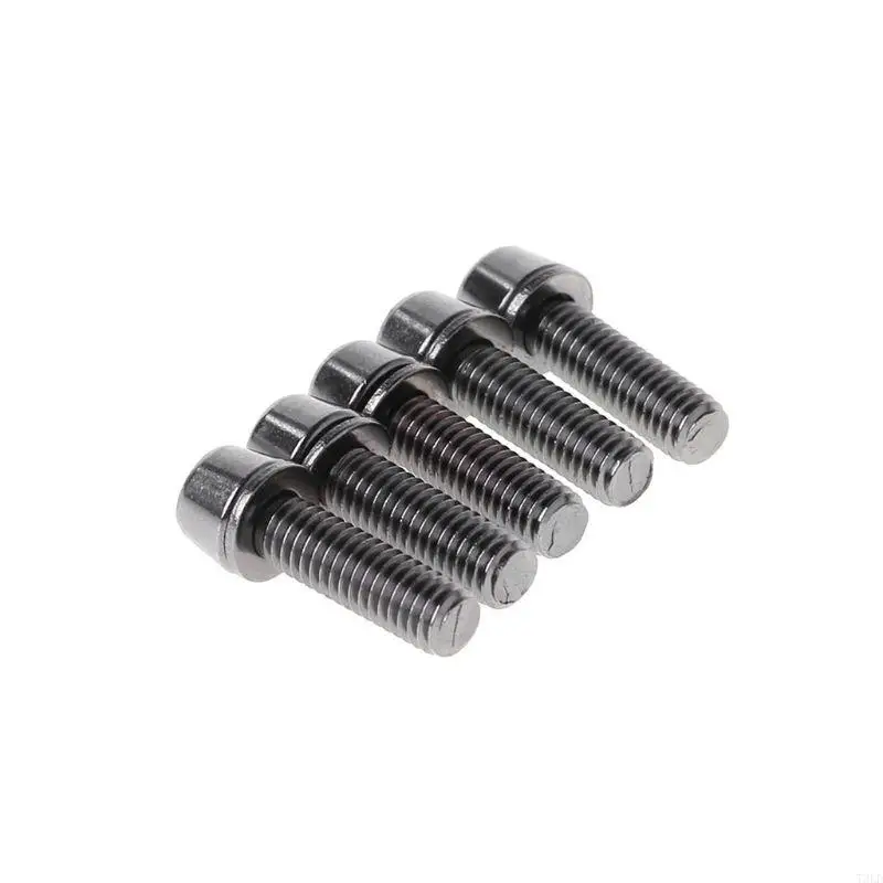 T3LD 5pcs parafuso bicicleta m5x20mm / m6x20mm com peças haste espaçador Bicicleta estrada MTB