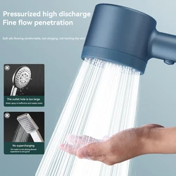 Upgrade 5 Modes Shower Head High Pressure Showerhead Portable Filter Rainfall Faucet Tap Bathroom Bath Home Bathroom Accessories