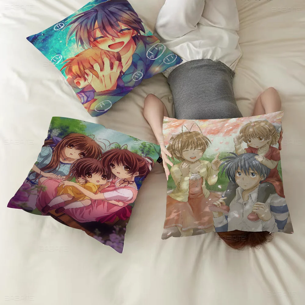 

Clannad After Story Pillowcases Home Bedding Decorative Pillow Cover Wedding Super Soft Pillow Case