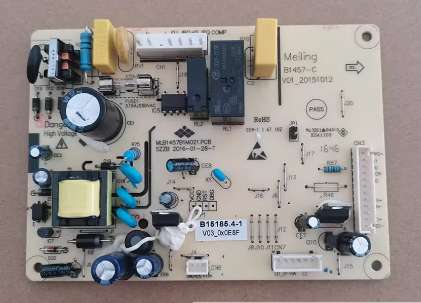 

New Brada Refrigerator/Freezer control board G1728-C Meiling BCD-201WEC 220WCH B15185.4-1 B2041 B1457-C WECX 221WEB
