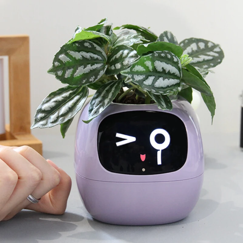 

Plant Cute Pet Robot Electronic Pet Healing Table Set with AI Electronic Toys Creative Festival Gift